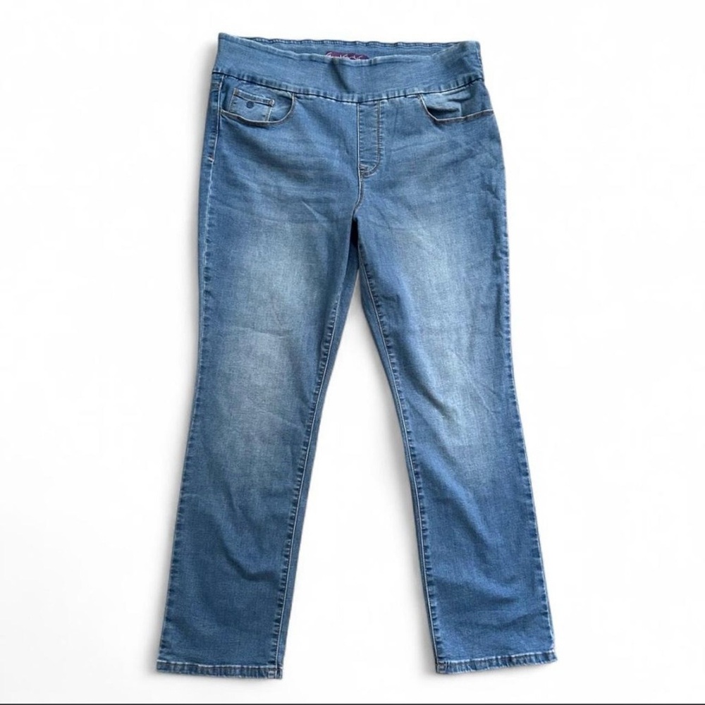 Gloria Vanderbilt Amanda Pull-On High Rise Stretch Denim Jeans